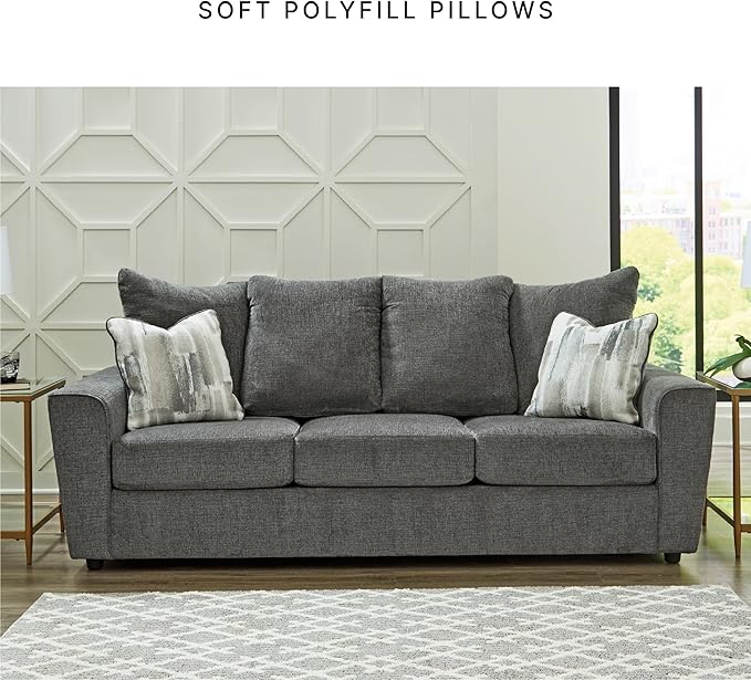 Signature Design by Ashley Stairatt Casual Sofa with Flared Arms Gray