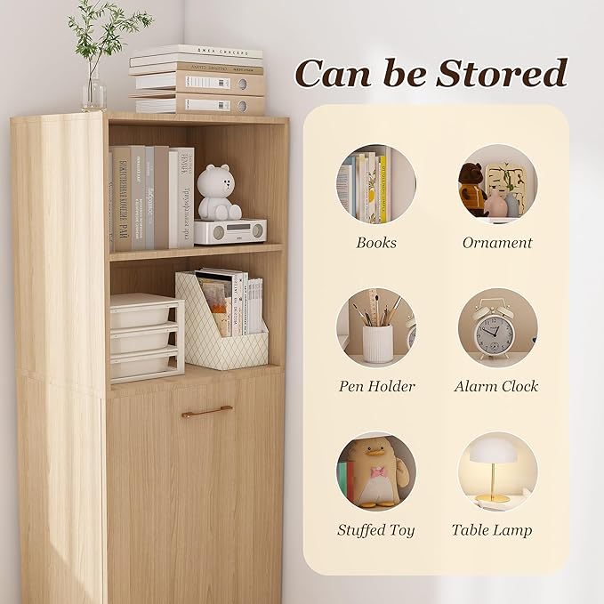 50 Inch Stretchable Computer Desk with BookshelfModern Compact Home Office Desk with Storage Shelves and Mobile Wheels Wood Foldable Desk for Bedroom Study Room Office(Wood)