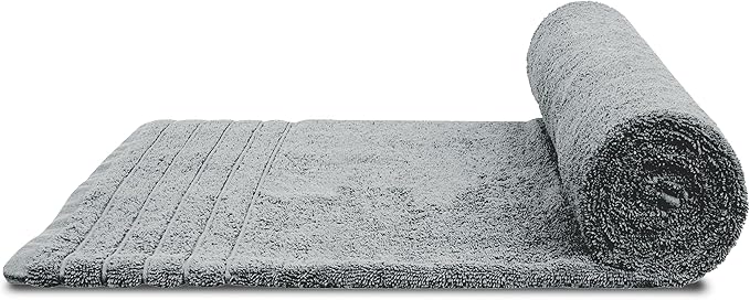 Tens Towels Pack of 2 Extra Large Bath Sheets 35 x 70 Inches 100% Cotton Larger &amp Lighter Weight Quicker to Dry Super Soft &amp Absorbent Oversized Bath Towels Cool Grey