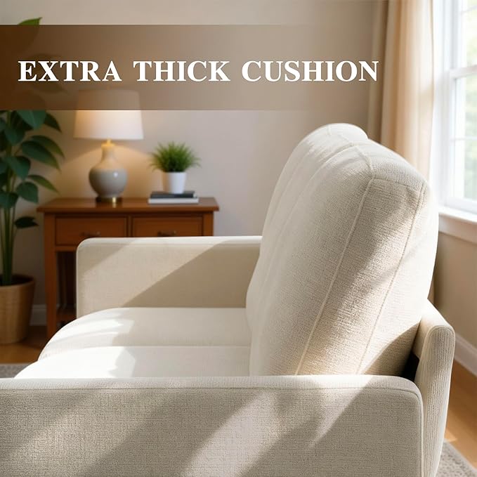 146 Modular Sectional Couches for Living Room U-Shaped Modern Sofa with Ottomans 6-Piece Chenille Sofa Set for Home Furniture Beige