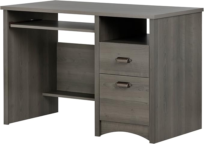 South Shore Gascony Desk Gray Maple