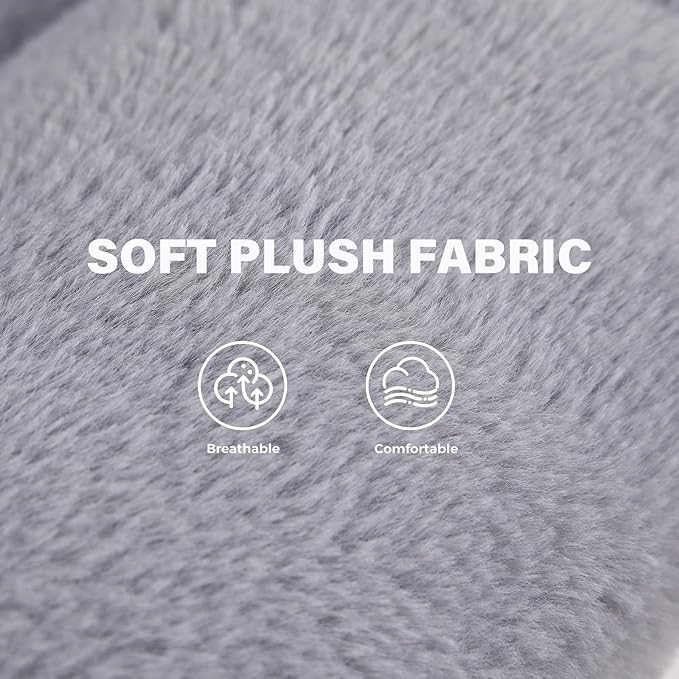 Tiita Comfy Saucer Chair Soft Faux Fur Oversized Folding Accent Chair Lazy Chair for Teens Adults Metal Frame Moon Chair for Bedroom Living Room Dorm Rooms X-Large Grey