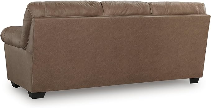 Signature Design by Ashley Walker Point Contemporary Sofa with Removable Cushion Light Brown