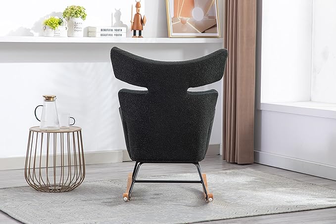 Fish Tail Living Room Comfortable Rocking Chair Living Room Chair