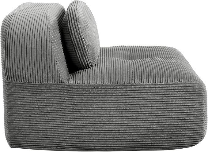 Modular Sectional Sofa Cloud Couch Middle Seat Armless Seat Grey