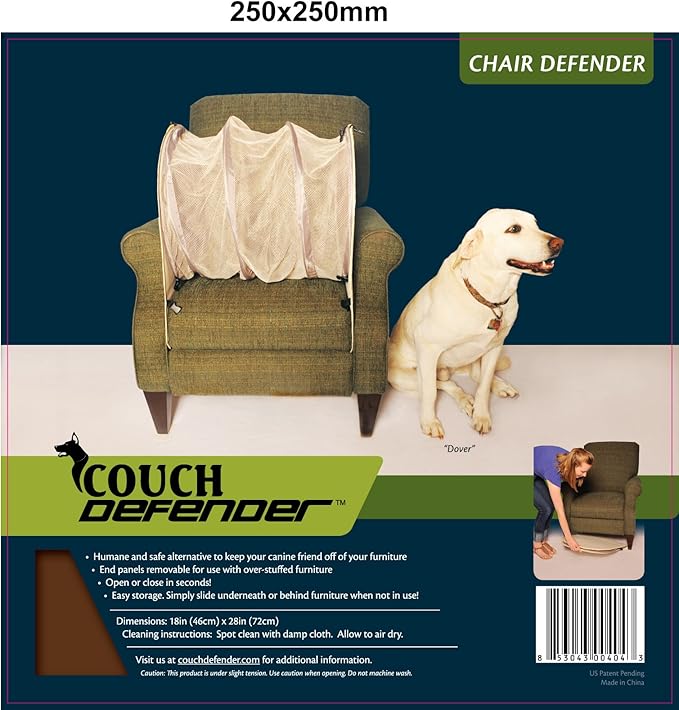 Chair Defender: Keep Pets Off of Your Furniture! (Dark Brown) Chair Defender