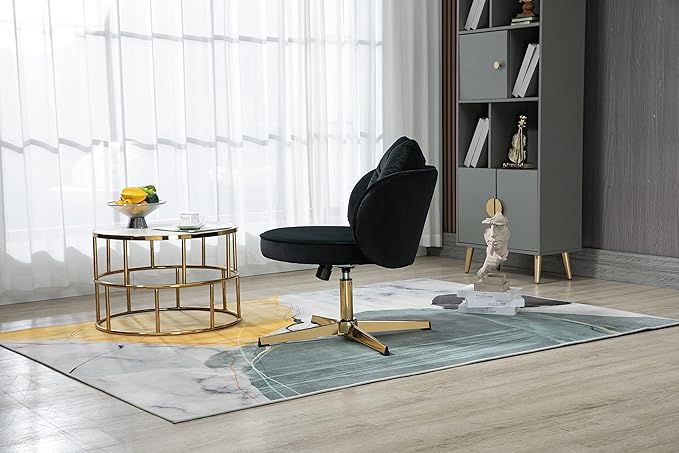 Chair Vanity Chair Modern Adjustable Home Computer Executive Chair Swivel Task Chair for Small Space Living Room Make up Studying