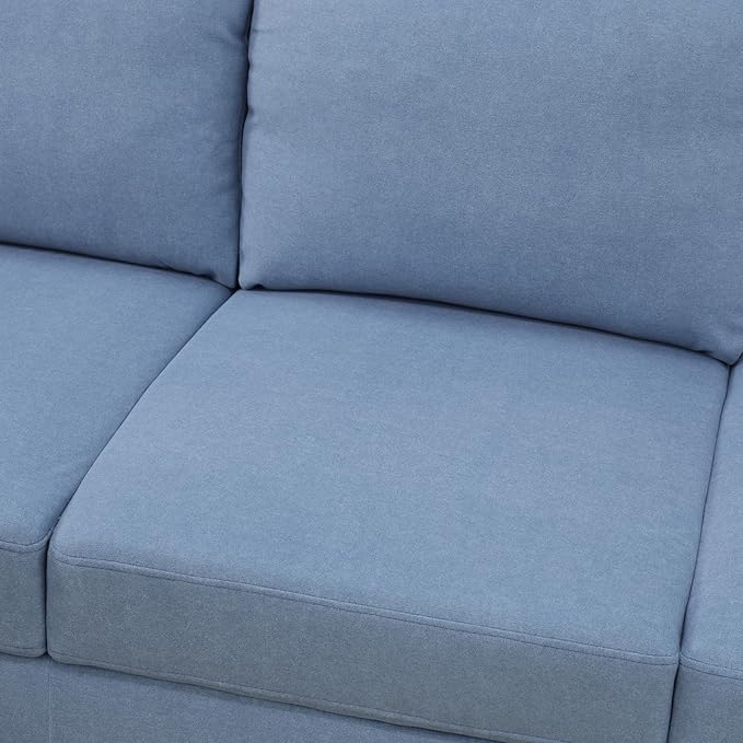 Sectional Couches for Living Room Furniture Sets 4 Seat Modular Sectional Sofas for Living Room Set with Removable Chaise L Shaped Couch Set with 2 Armrest for Apartment Black
