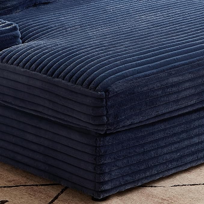 65.35 Oversized Chaise Lounge Chair for 2 Upholstered Sleeper Sofa Bed with Cup Holders | Charging Station | Removable Backrest | Backrest Pilow Fluffy Chair Sofa Couch for Living Room