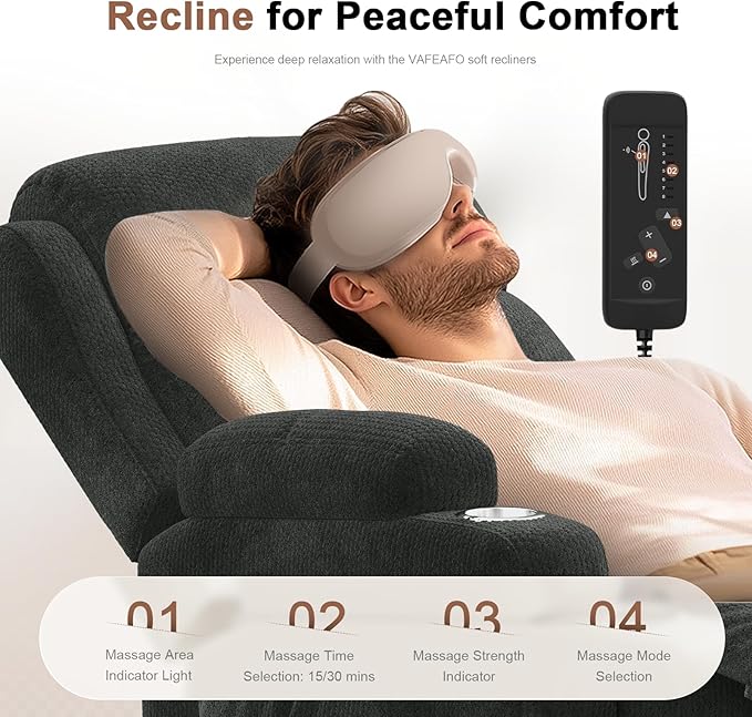 Reclining Loveseat 55.1 RV PU Leather Wall Hugger Recliner Love Seats Sofa with Charging Station Removable Armrest Cup Holder Double Recliners Couch Manual Love Seat for Living Room | Massage Re