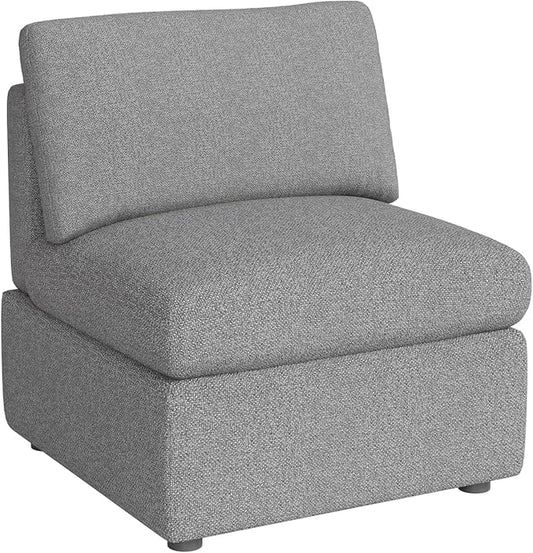 PayLessHere Single Sofa Couch Convertible Sofa 1-Seat Sofa Modular Sectional Sofa Couch for Living Room Bedroom OfficeGray