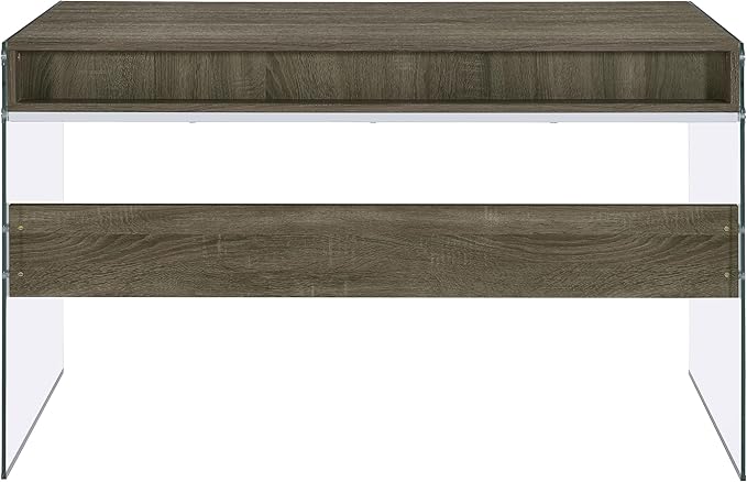 Coaster Home Furnishings Dobrev 48-inch 2-Drawer Writing Desk Weathered Grey 800818