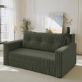 HABUTWAY Folding Sofa Bed 2 in 1 Convertible Sleeper Chair with Pillow Portable Fold Out Chair Bed with Armrest Comfy Floor Couch Lazy Sofa for Living Room Bedroom Dorm Home Office Green