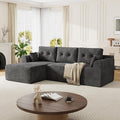 Modular Sectional Sofa with Deep Deat 105'' Cloud Couch Sectional with Oversized Chaise Soft Couch Sofa Bed for Living Room No Assembly Required