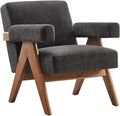 Modway EEI-6503-HDG Lyra Fabric Armchair Dark Gray Fabric