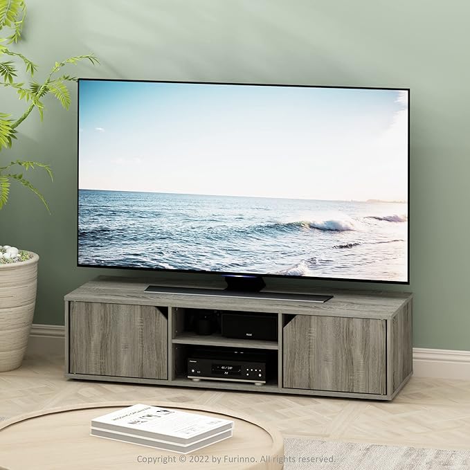 Furinno Classic Stand for TV up to 55 Inch French Oak