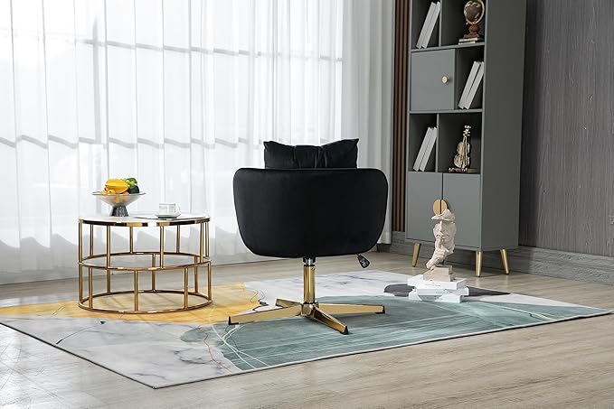 Chair Vanity Chair Modern Adjustable Home Computer Executive Chair Swivel Task Chair for Small Space Living Room Make up Studying