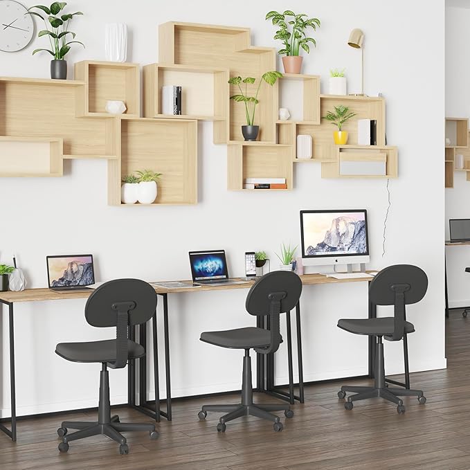 EMMA + OLIVER Small 36 Rustic Natural Home Office Folding Computer Desk - Laptop Desk