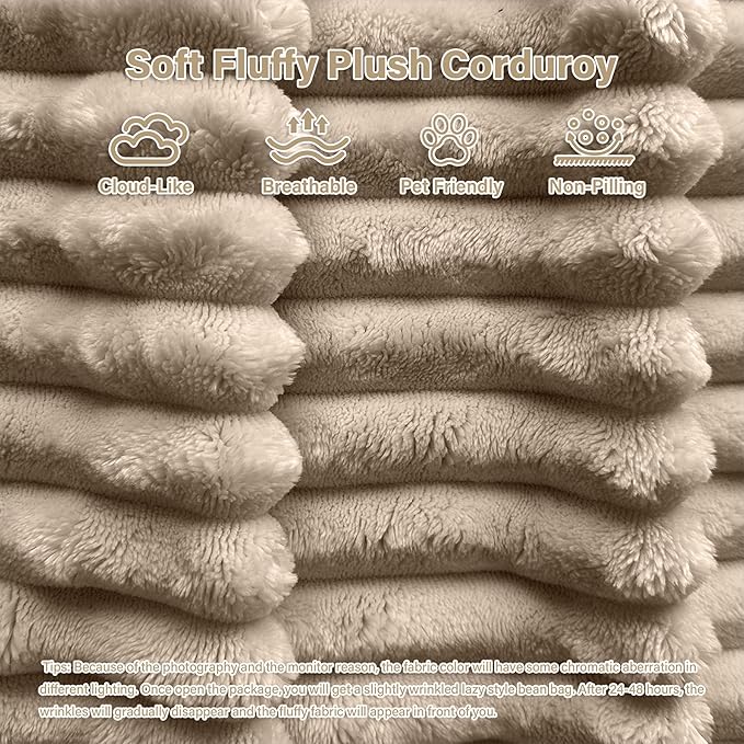 108 L Shaped Boneless Sectional Couches for Living Room Comfy Sectional Couches Deep Seat Modular Sofa Cloud Fluffy Couch with Movable Ottoman No Assembly Needed Light Brown