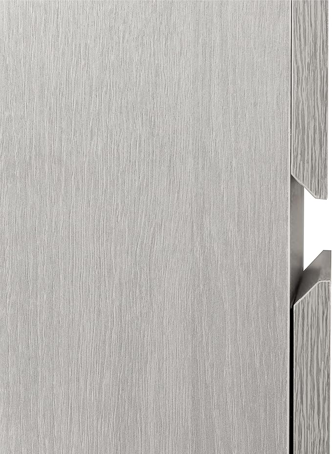 Techni Mobili Rolling Lock and Storage 2 Drawer Vertical Filing Cabinet 15.75 L x 17.75 W x 23 HGrey