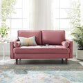 Modway Valour Performance Velvet Loveseat Dusty Rose Valour Performance Velvet Loveseat