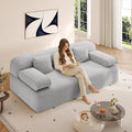 2-in-1 Convertible Folding Futon Sofa Bed with Reversible Backrest &amp Pillows 78 Corduroy 3-Seater Cloud Boneless Couch Comfy Modern Floor Couch Bed for Living Room Bedroom No Assembly(Light G