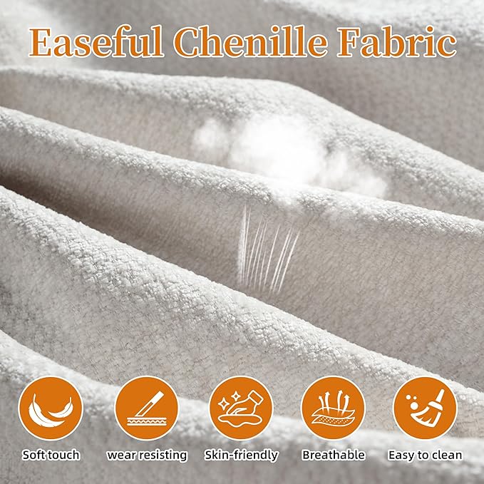 104 Modular Sectional Sofa Boneless Couch for Living RoomL-Shape Modular Sofa Bed with Fixed-Shape FrameFolding Floor Convertible Sofa Couch Bed with Reversible Chaise