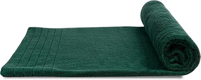 Tens Towels Pack of 2 Extra Large Bath Sheets 35 x 70 Inches 100% Cotton Larger &amp Lighter Weight Quicker to Dry Super Soft &amp Absorbent Oversized Bath Towels Hunter Green