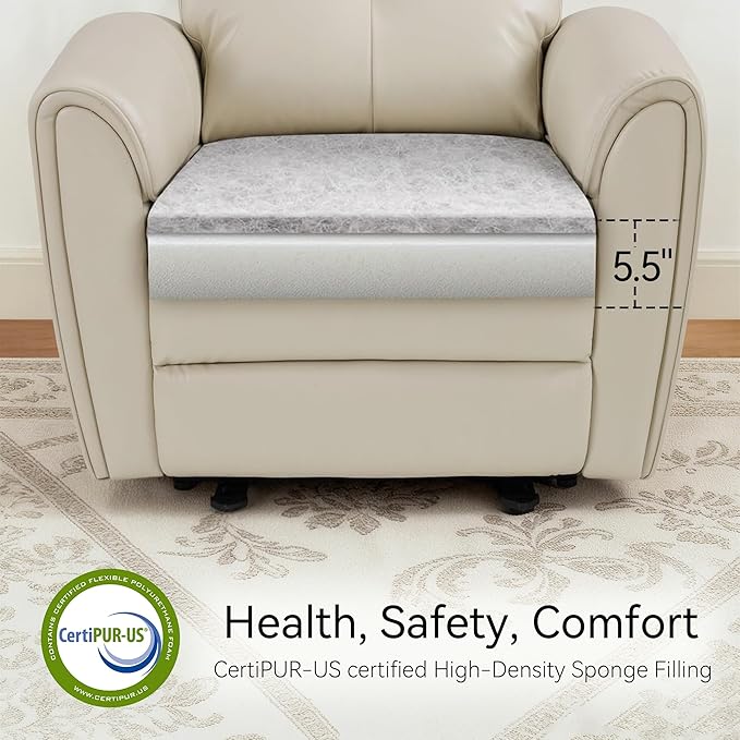 MCombo Power Small Recliners for Small Spaces Living Room RVs Modern Style Zero Wall Hugger Recliners Chair with Lumbar Support USB&ampCharging Ports FSC Certified Faux Leather PR699 (Beige)