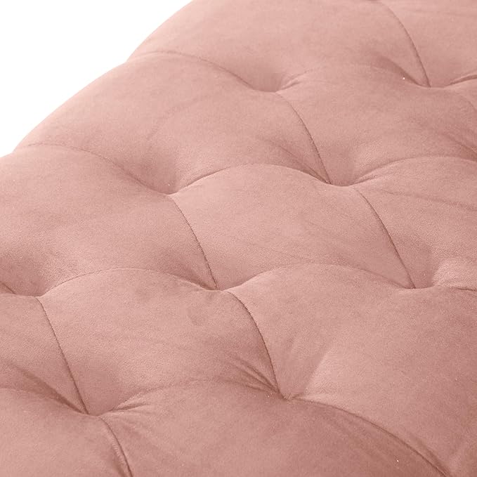 Futon Sofa Bed Convertible Futon Couch with Adjustable Backrest 68.31” Folding Sofa Bed with 2 Pillows &amp Metal Legs Sleeper Loveseat with Armrest for Home Office Pink