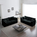 ERYE 2 PCS Oversized Living Room Sofa Sets Include Two Spacious Loveseats for 4-6 Persons Modern Deep Seat Modular Cushions Sofa&ampCouch w/8 Pillows for HomeApartmentOffice
