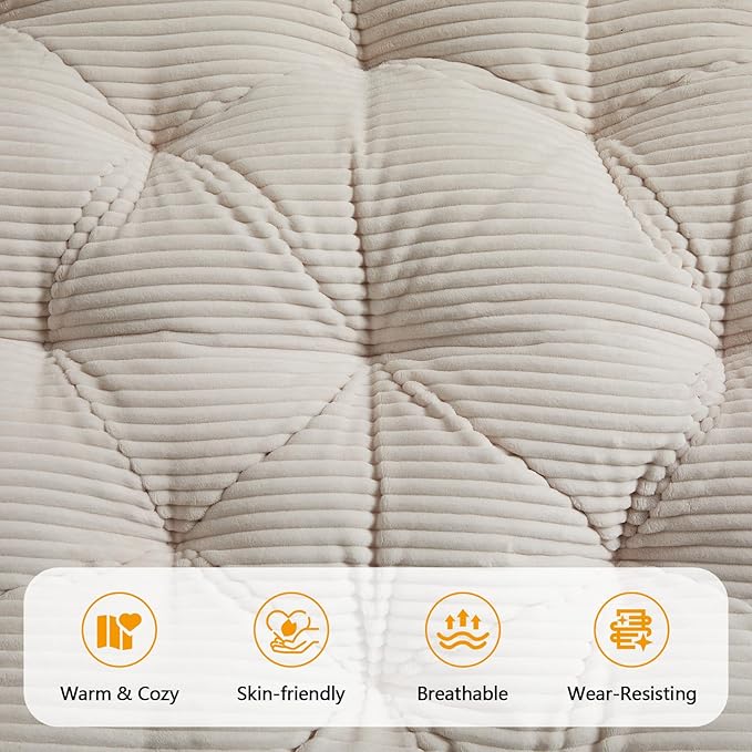 36” Papasan Chair with Cushion and Frame Oversized Papasan Chairs 360° Swivel Olefin Adjustable Feet Suitable for Living Room Patio Bedroom Indoor/Outdoor (White)