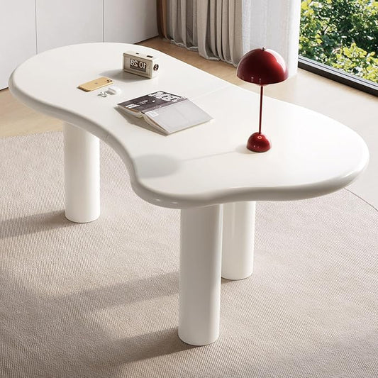 Irregular Home Office Desk Multifunctional Home Office Desk Living Room Coffee Table Modern Irregular Desk with Three Support Legs