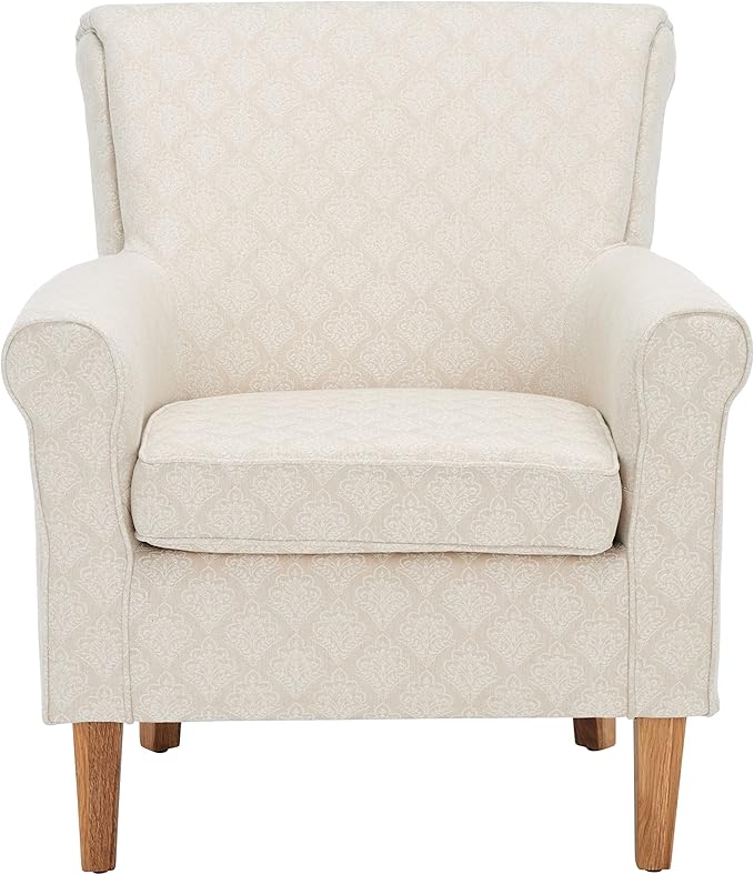 SAFAVIEH Home Collection MCR1002 Chair Beige/Flower