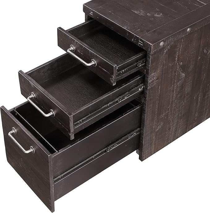 Modus Furniture Yosemite Rolling File Cabinet Café