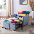 Convertible Sleeper Sofa Chair Bed3-in-1 Sleeper Chair Bed with PillowPull Out Single Armchair Sofa Bed with Adjustable Backrest Multi-Functiona Lounge Chair for Living Room（Mix