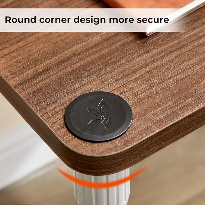 GreenForest Computer Desk 47 Home Office Writing Small Desk Modern Simple PC Table Sturdy Workstation Walnut