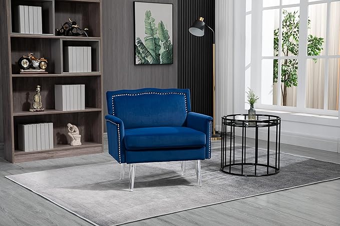 Accent ChairLiving Room Chair/Leisure Single Sofa with Acrylic feet