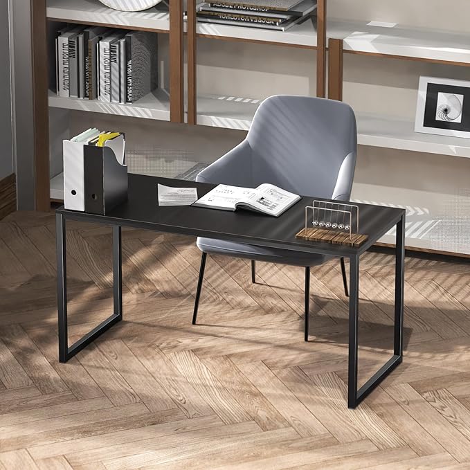 SHW Mission 32-Inch Home Office Computer Desk Black