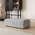 Modular Sectional Sofa Cloud Couch with Deep Seats Modern Sectional Couches for Living Room/Bedroom/Apartment Simple Assembly Gray Ottoman Seat