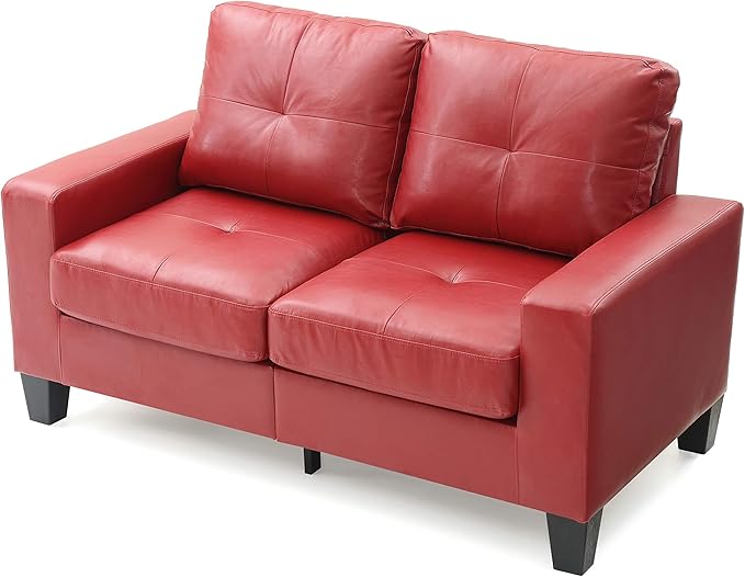 Glory Furniture Newbury Modular Loveseat Red