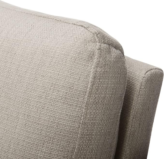 Tommy Hilfiger Russell Bronze Metal Frame Accent Chair Linen
