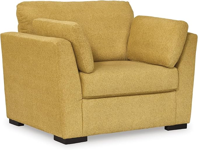 Signature Design by Ashley Keerwick Modern Upholstered Oversized Chair Yellow