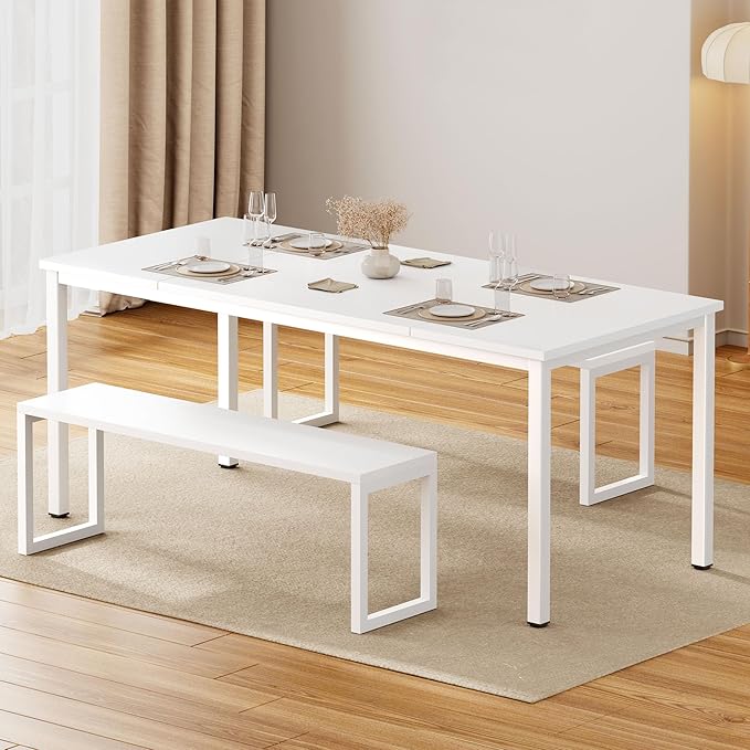Need Large Computer Desk 70.8 x 31.5 inches Conference Table Large Office Desk Writing Table Workstation for Home OfficeWhite 10FJGSAC3-180WW-ND