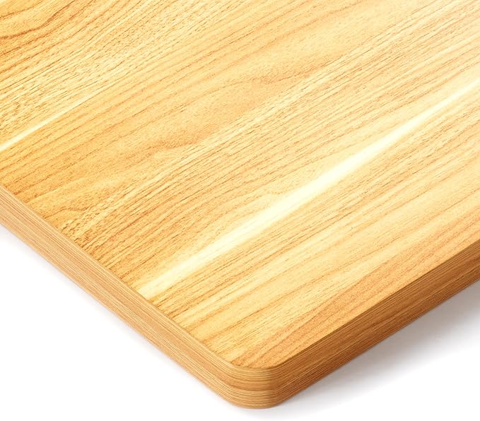 BIZUM Whole-Piece Particle Board Table Top Wood Countertop for Standing Desk DIY 48x24x1 Inch Maple Desk Top