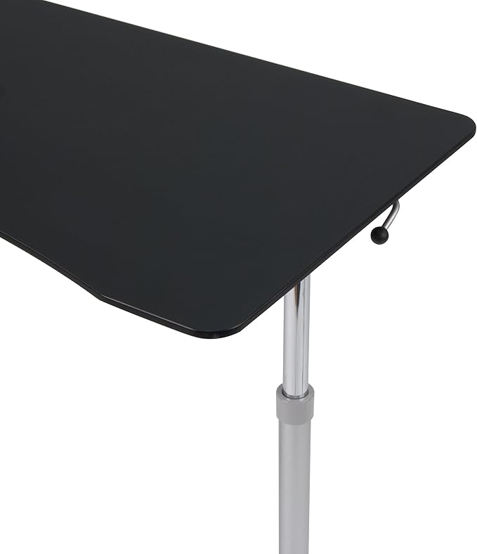 Calico Designs 51230 Sierra Height Adjustable Desk Silver/Black 37.5 Inch