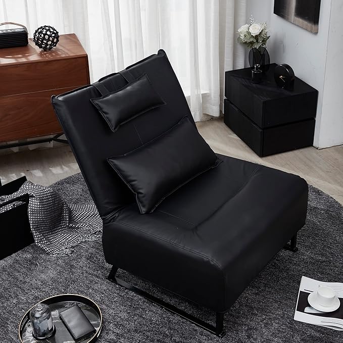 Accent Chair TV Chair Living Room ChairLazy Recliner Comfortable Fabric Leisure SofaModern High Back ArmchairBalcony Study Reading Corner Chair