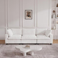 JACH 118 Sectional Couches Convertable Modular Sofa for Living Room Modern Deep Seat Couch Sofa Covers Washable Minimalist Plush Sofas for Living Room Apartment Beige