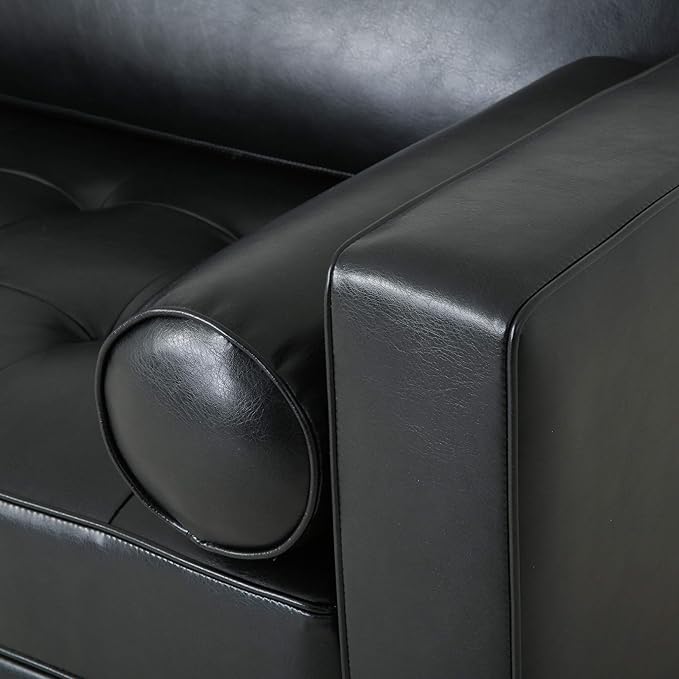 Christopher Knight Home Malinta Sofas Midnight Black + Espresso