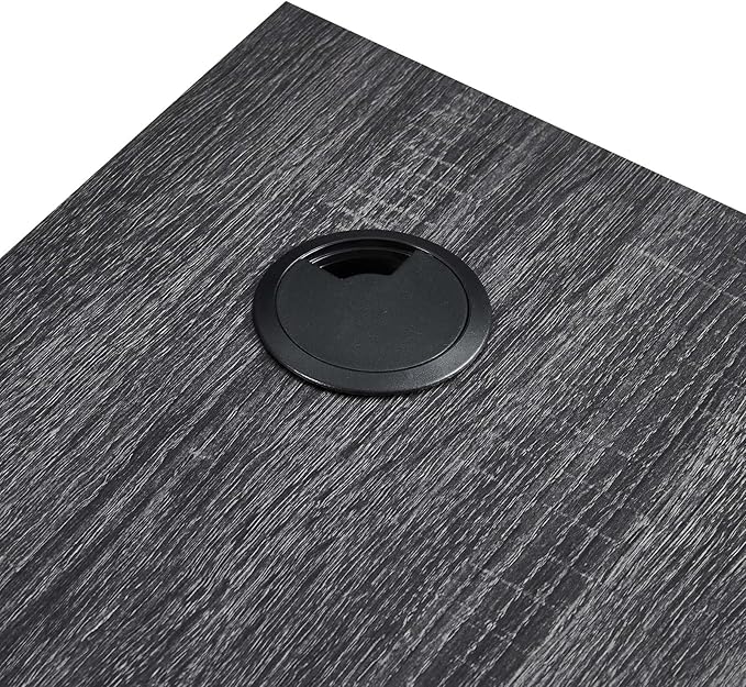Modway EEI-6181-CHA Render Wall Mount Corner Office Desk Charcoal